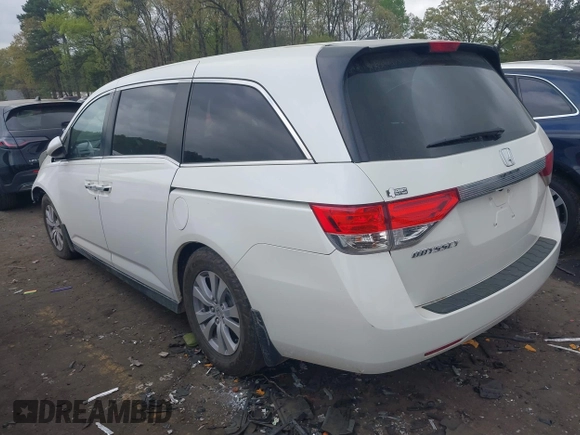 2016 Honda Odyssey EX-L with VIN 5FNRL5H67GB143253, listed as a IAAI auction lot 41952043 with 209,153 mi miles and . Bid and sale history available at DreamBid. Image 3.