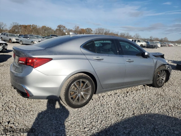 2018 Acura TLX with VIN 19UUB2F30JA003275, listed as a Copart auction lot 84325414 with 112,015 mi miles and Salvage Title. Bid and sale history available at carsss.com. Image 3.