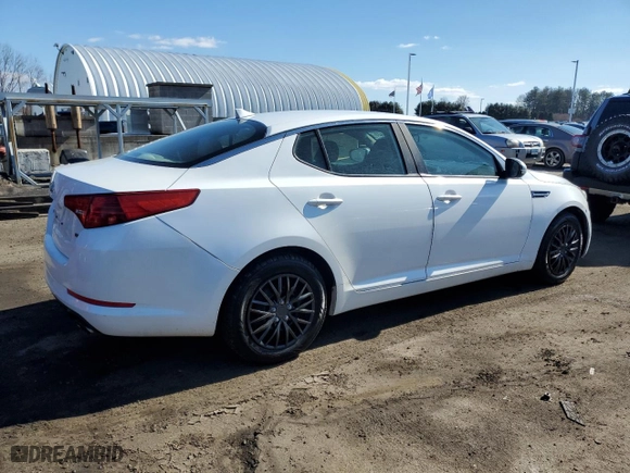2011 Kia Optima LX with VIN KNAGM4A79B5080424, listed as a Copart auction lot 46831425 with 150,028 mi miles and Clean Title. Bid and sale history available at carsss.com. Image 3.