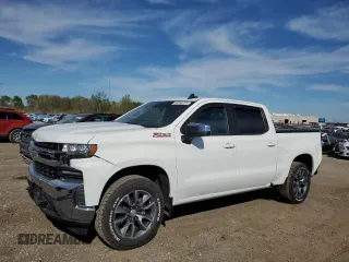 2021 Chevrolet Silverado 1500 LT z VIN 3GCUYDED5MG236514, wystawiony jako Copart lot #55250325 z przebiegiem 77 545 mil mil oraz Szkoda całkowita • Salvage title. Historia ofert i sprzedaży dostępna na DreamBid. Obrazek 1.