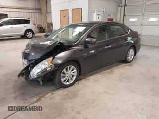 2015 Nissan Sentra SV with VIN 3N1AB7AP2FY240087, listed as a IAAI auction lot 41854605 with 139,618 mi miles. Bid and sale history available at carsss.com. Image 2.