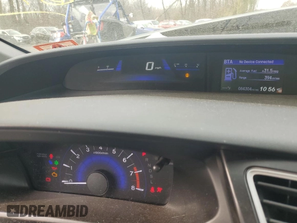 2015 Honda Civic EX with VIN 19XFB2F83FE022040, listed as a Copart auction lot 79080164 with 84,304 mi miles and Salvage Title. Bid and sale history available at carsss.com. Image 9.