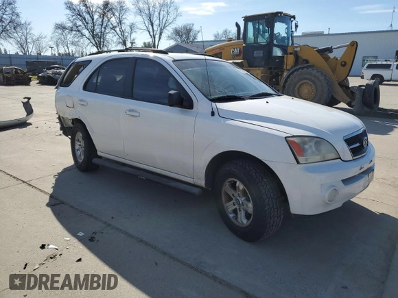 2005 Kia Sorento LX z VIN KNDJC733355365549, wystawiony jako Copart lot #45800565 z przebiegiem 218 962 mil mil oraz Szkoda całkowita • Salvage title. Historia ofert i sprzedaży dostępna na DreamBid. Obrazek 4.