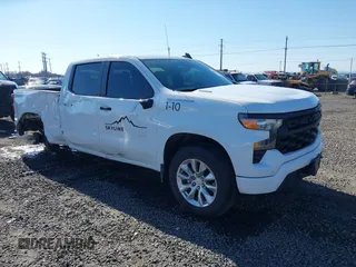 2024 Chevrolet Silverado 1500 Custom with VIN 1GCPDBEK2RZ329347, listed as a IAAI auction lot 41643156 with 15,084 mi miles and . Bid and sale history available at DreamBid. Image 1.