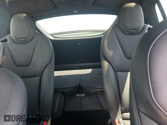 2023 Tesla Model X Plaid with VIN 7SAXCBE66PF427020, listed as a Copart auction lot 53890405 with 30,575 mi miles and Salvage Title. Bid and sale history available at DreamBid. Image 10.