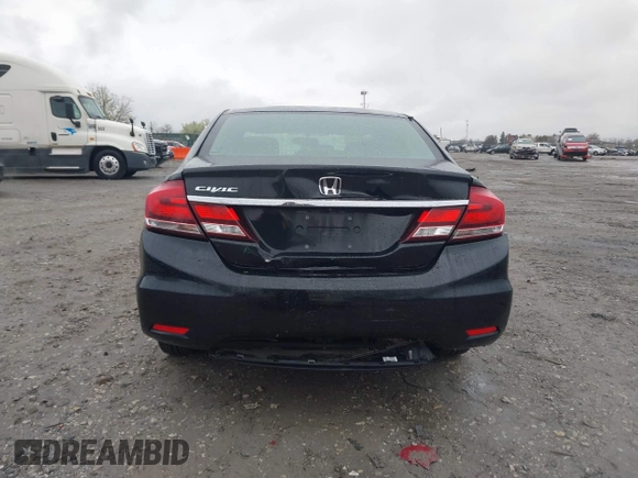 2014 Honda Civic Sedan LX with VIN 19XFB2F56EE233009, listed as a IAAI auction lot 41973133 with 119,402 mi miles. Bid and sale history available at carsss.com. Image 15.