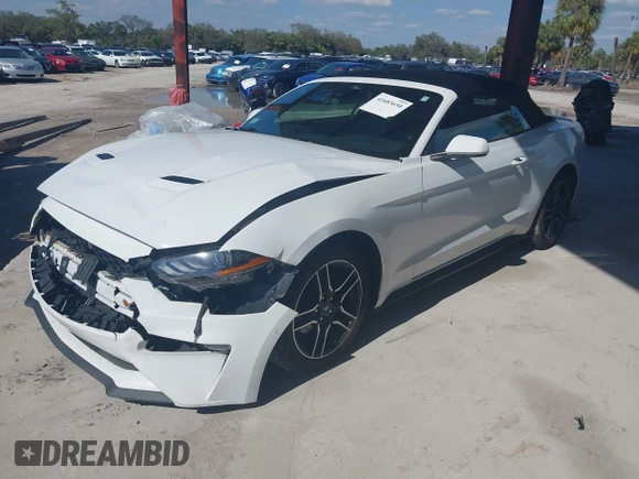 2022 Ford Mustang EcoBoost with VIN 1FATP8UH6N5107464, listed as a IAAI auction lot 41683650 with 57,061 mi miles. Bid and sale history available at carsss.com. Image 20.