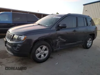 2016 Jeep Compass Sport with VIN 1C4NJCBB3GD574632, listed as a Copart auction lot 88016225 with 93,138 mi miles and Salvage title. Bid and sale history available at DreamBid. Image 1.