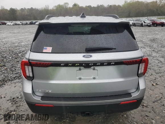 2025 Ford Explorer Active with VIN 1FMUK7DH9SGA26994, listed as a Copart auction lot 50146565 with 4,471 mi miles and Salvage Title. Bid and sale history available at carsss.com. Image 6.