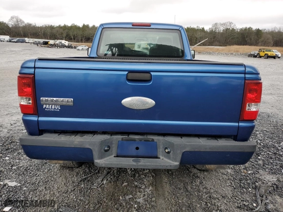 2007 Ford Ranger XL with VIN 1FTYR10U47PA27348, listed as a Copart auction lot 42735705 with 245,981 mi miles and Salvage Title. Bid and sale history available at carsss.com. Image 6.