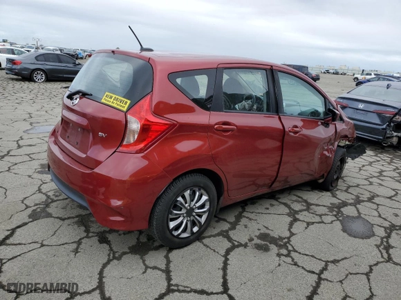 2018 Nissan Versa Note S with VIN 3N1CE2CP7JL352227, listed as a Copart auction lot 51118275 with 74,815 mi miles and Salvage Title. Bid and sale history available at carsss.com. Image 3.