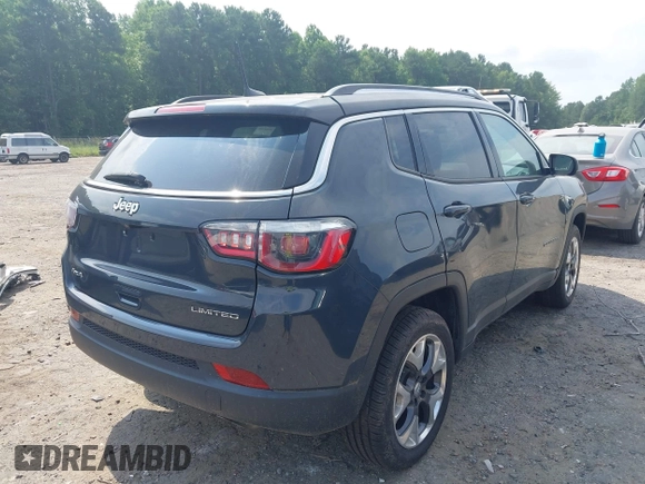 2018 Jeep Compass Limited with VIN 3C4NJDCB4JT365762, listed as a IAAI auction lot 42694434 with 59,685 mi miles and . Bid and sale history available at DreamBid. Image 4.