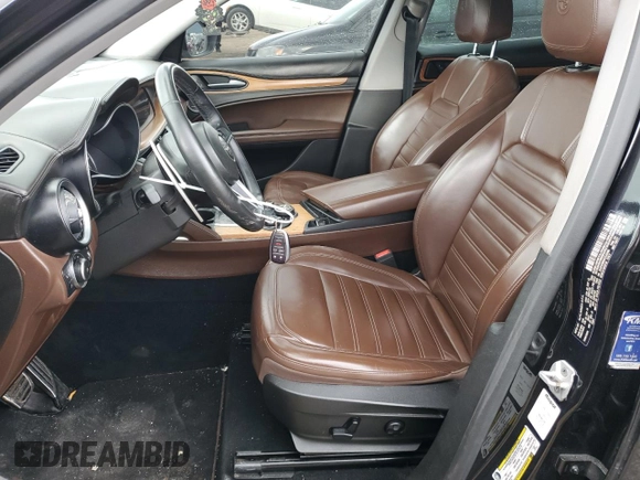 2019 Alfa Romeo Stelvio Ti with VIN ZASPAKBN4K7C42498, listed as a Copart auction lot 43219645 with 102,115 mi miles and Clean title. Bid and sale history available at DreamBid. Image 7.