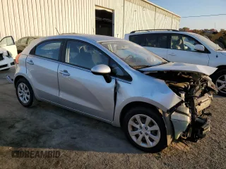 2012 Kia Rio EX with VIN KNADN5A38C6011321, listed as a Copart auction lot 75755234 with 111,405 mi miles and Salvage Title. Bid and sale history available at carsss.com. Image 4.
