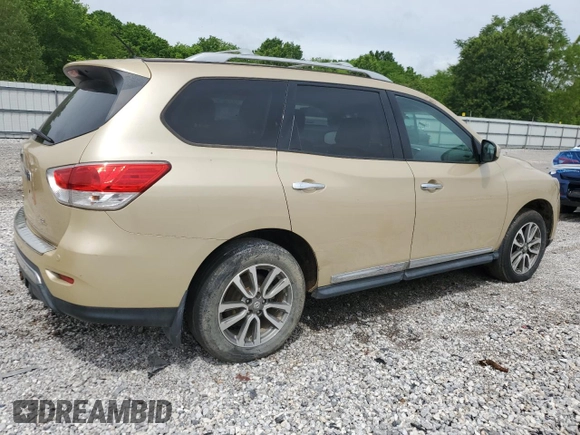 2013 Nissan Pathfinder SL with VIN 5N1AR2MN0DC647347, listed as a Copart auction lot 55679735 with 136,956 mi miles and Clean Title. Bid and sale history available at DreamBid. Image 3.