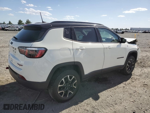 2020 Jeep Compass Trailhawk z VIN 3C4NJDDB1LT221636, wystawiony jako Copart lot #65008835 z przebiegiem 24 291 mil mil oraz Szkoda całkowita • Salvage title. Historia ofert i sprzedaży dostępna na DreamBid. Obrazek 3.
