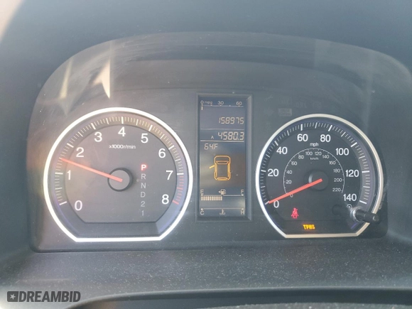 2010 Honda CR-V EX-L with VIN 5J6RE4H78AL075492, listed as a Copart auction lot 53428085 with 158,975 mi miles and Salvage Title. Bid and sale history available at carsss.com. Image 9.