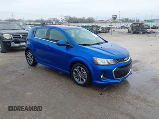 2017 Chevrolet Sonic LT with VIN 1G1JD6SH2H4109300, listed as a IAAI auction lot 41612159 with 37,827 mi miles and . Bid and sale history available at DreamBid. Image 1.