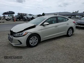 2017 Hyundai Elantra SE with VIN KMHD74LF9HU407819, listed as a Copart auction lot 53100995 with 100,966 mi miles and Salvage title. Bid and sale history available at DreamBid. Image 1.