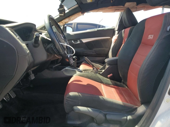2015 Honda Civic Si with VIN 2HGFB6E50FH703552, listed as a Copart auction lot 57911915 with 104,489 mi miles and Salvage title. Bid and sale history available at DreamBid. Image 7.