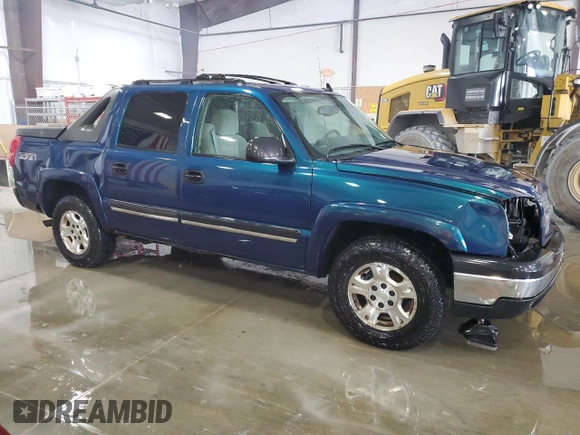 2006 Chevrolet Avalanche Z71 with VIN 3GNEK12Z46G121725, listed as a Copart auction lot 80238814 with 208,976 mi miles and Salvage Title. Bid and sale history available at carsss.com. Image 4.