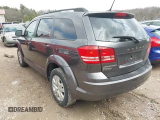 2017 Dodge Journey SE with VIN 3C4PDCAB1HT529623, listed as a IAAI auction lot 42097490 with 175,411 mi miles and . Bid and sale history available at DreamBid. Image 3.