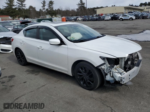 2018 Acura ILX with VIN 19UDE2F30JA002036, listed as a Copart auction lot 46244065 with 76,610 mi miles and Salvage title. Bid and sale history available at DreamBid. Image 4.