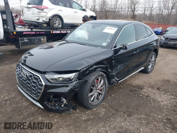 2024 Audi SQ5 Sportback Premium Plus with VIN WA124AFY6R2104522, listed as a IAAI auction lot 40980151 with 2,429 mi miles and . Bid and sale history available at DreamBid. Image 2.