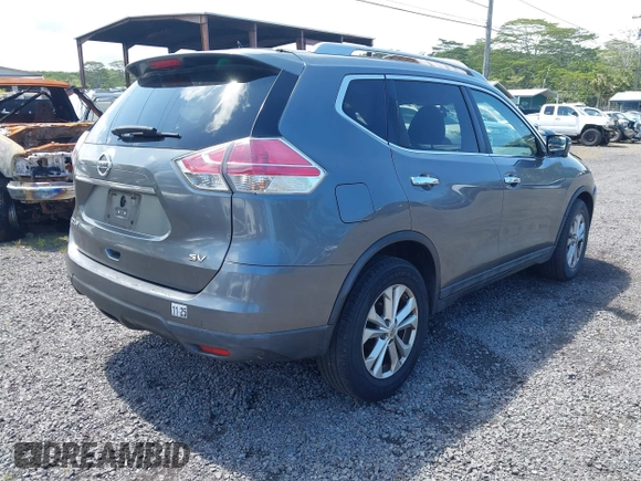 2015 Nissan Rogue SV with VIN 5N1AT2MT5FC852228, listed as a IAAI auction lot 41915519 with 296,091 mi miles. Bid and sale history available at carsss.com. Image 4.