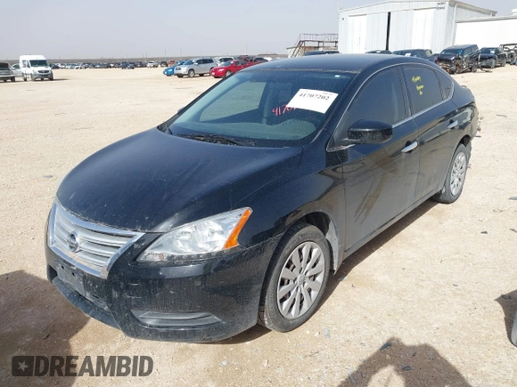 2015 Nissan Sentra S with VIN 3N1AB7AP5FY332195, listed as a IAAI auction lot 41707202 with 87,768 mi miles and . Bid and sale history available at DreamBid. Image 2.