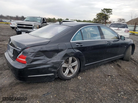 2012 Mercedes-Benz S-Class S 550 with VIN WDDNG9EB9CA450556, listed as a Copart auction lot 53244175 with 120,283 mi miles and Salvage Title. Bid and sale history available at carsss.com. Image 3.
