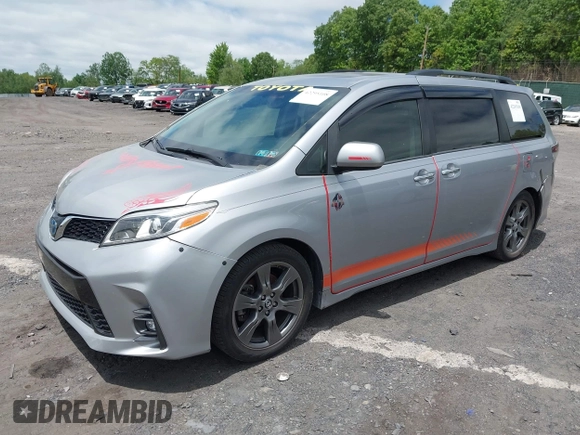2017 Toyota Sienna SE with VIN 5TDXZ3DC5HS777793, listed as a IAAI auction lot 42295108 with 142,707 mi miles and . Bid and sale history available at DreamBid. Image 2.