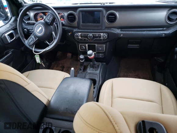 2022 Jeep Gladiator Willys with VIN 1C6HJTAG5NL112545, listed as a Copart auction lot 87320534 with 13,723 mi miles and Salvage title. Bid and sale history available at DreamBid. Image 8.