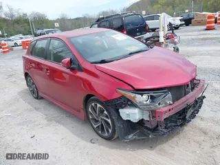 2018 Toyota Corolla iM with VIN JTNKARJE7JJ573943, listed as a IAAI auction lot 42080333 with 99,860 mi miles. Bid and sale history available at carsss.com. Image 1.