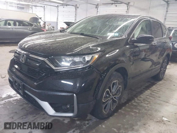2021 Honda CR-V EX with VIN 2HKRW2H52MH655464, listed as a IAAI auction lot 41607374 with 60,697 mi miles. Bid and sale history available at carsss.com. Image 18.