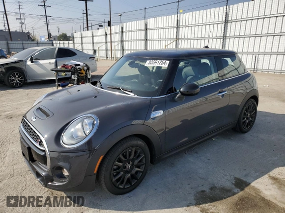 2018 MINI Hardtop Cooper S with VIN WMWXP7C50J2A48193, listed as a Copart auction lot 83591254 with 22,532 mi miles and Salvage Title. Bid and sale history available at DreamBid. Image 1.