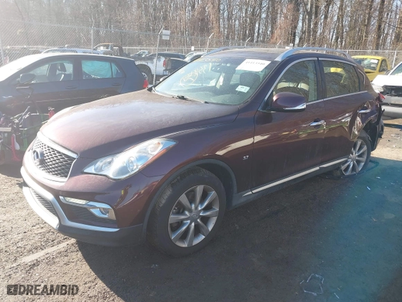 2017 Infiniti QX50 with VIN JN1BJ0RP6HM390079, listed as a IAAI auction lot 41413540 with 75,727 mi miles. Bid and sale history available at carsss.com. Image 17.