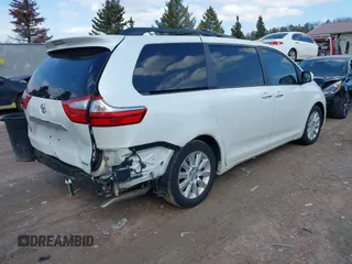 2016 Toyota Sienna XLE with VIN 5TDYK3DC5GS700459, listed as a IAAI auction lot 41905607 with Not provided miles and . Bid and sale history available at DreamBid. Image 4.