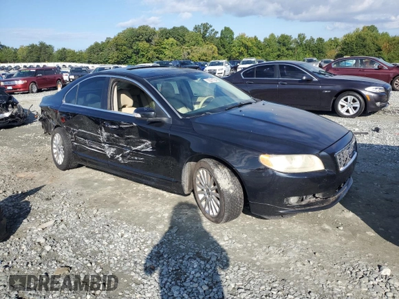 2008 Volvo S80 3.2L with VIN YV1AS982781077716, listed as a Copart auction lot 72311754 with 0 mi miles and Salvage Title. Bid and sale history available at carsss.com. Image 4.