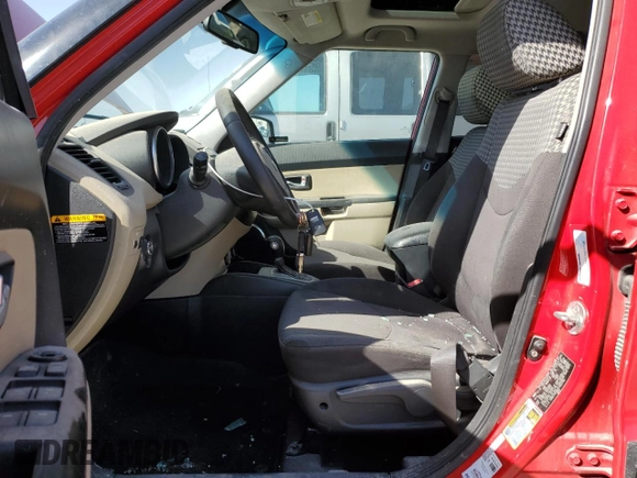 2012 Kia Soul + with VIN KNDJT2A64C7401735, listed as a Copart auction lot 48199655 with 119,693 mi miles and Salvage Title. Bid and sale history available at carsss.com. Image 7.