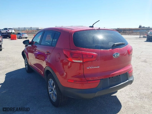 2015 Kia Sportage LX with VIN KNDPB3AC4F7702194, listed as a IAAI auction lot 41752864 with 170,256 mi miles. Bid and sale history available at carsss.com. Image 3.