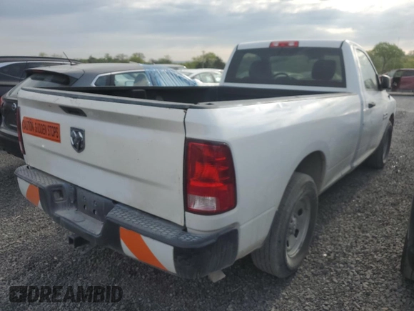 2017 Ram 1500 Tradesman with VIN 3C6JR6DG4HG557111, listed as a Copart auction lot 52651715 with 83,507 mi miles and Clean title. Bid and sale history available at DreamBid. Image 3.