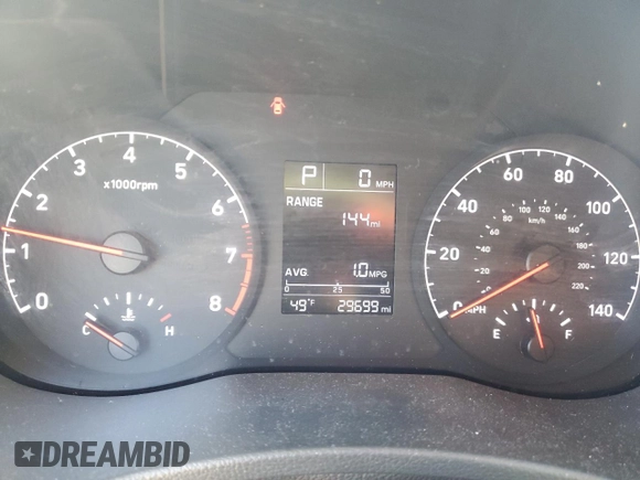 2018 Hyundai Accent SEL with VIN 3KPC24A34JE034040, listed as a Copart auction lot 42991764 with 29,699 mi miles. Bid and sale history available at carsss.com. Image 9.