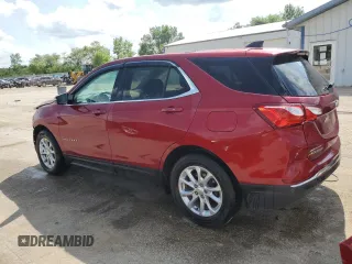 2018 Chevrolet Equinox LT with VIN 3GNAXJEV1JS567068, listed as a Copart auction lot 61199365 with 105,354 mi miles and Salvage title. Bid and sale history available at DreamBid. Image 2.