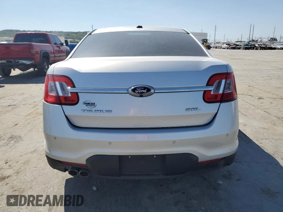2011 Ford Taurus SEL with VIN 1FAHP2EWXBG175623, listed as a Copart auction lot 68707944 with 185,826 mi miles and Salvage Title. Bid and sale history available at DreamBid. Image 6.