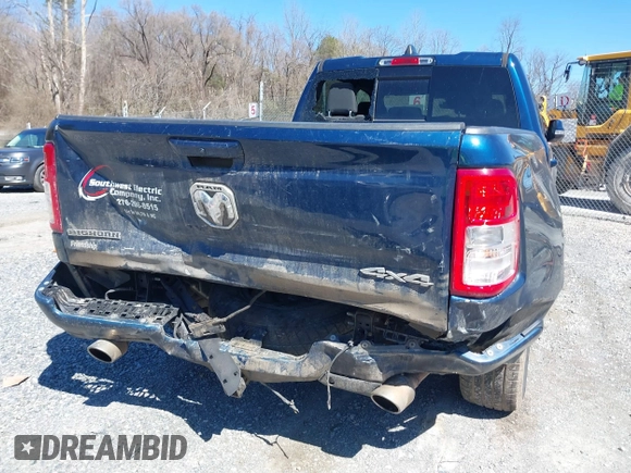 2020 Ram 1500 Big Horn with VIN 1C6SRFBTXLN415091, listed as a IAAI auction lot 41822735 with 108,807 mi miles. Bid and sale history available at carsss.com. Image 6.
