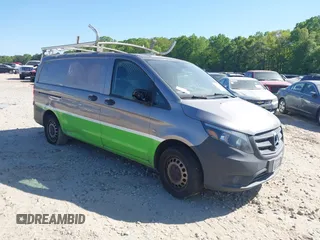 2017 Mercedes-Benz Metris Cargo with VIN WD3PG2EA0H3225143, listed as a IAAI auction lot 42017942 with 114,644 mi miles. Bid and sale history available at carsss.com. Image 1.