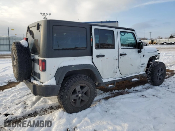 2018 Jeep Wrangler JK Unlimited Sport S with VIN 1C4BJWDG2JL846307, listed as a Copart auction lot 87287374 with 0 mi miles and Salvage Title. Bid and sale history available at carsss.com. Image 3.