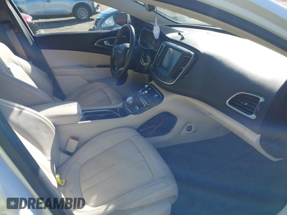 2016 Chrysler 200 C with VIN 1C3CCCCB0GN134012, listed as a IAAI auction lot 41427127 with 125,145 mi miles. Bid and sale history available at carsss.com. Image 5.