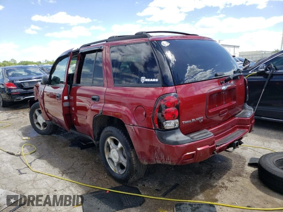 2007 Chevrolet TrailBlazer LT with VIN 1GNDS13S572273925, listed as a Copart auction lot 57572244 with 204,331 mi miles and Salvage Title. Bid and sale history available at DreamBid. Image 2.